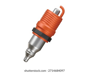  spark plug icon 3d illustration render