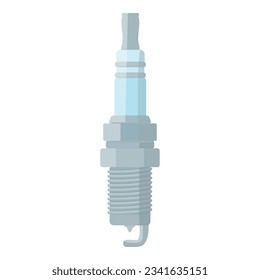Spark plug icon cartoon vector. Car part. Engine motor