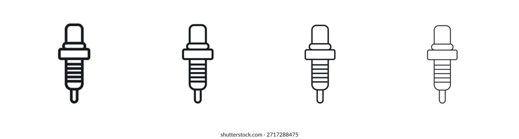 Icono de bujía Eps10. iconos Diseño gráfico
