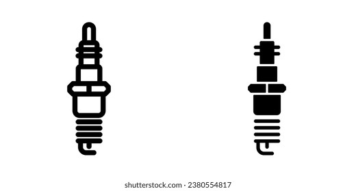 Spark Plug Icon, for mobile concept and web design. vector illustration