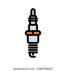 Spark Plug Icon, for mobile concept and web design. vector illustration
