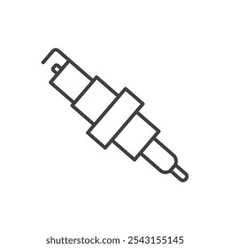 Spark plug icon set. vector illustration.