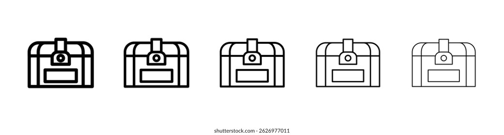 Spark plug icon Simple thin line flat symbol