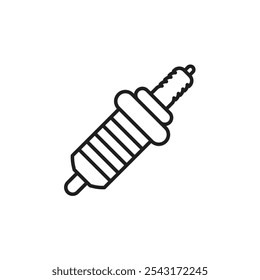 Spark plug icon. simple vecor icon.