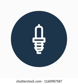 spark plug icon vector