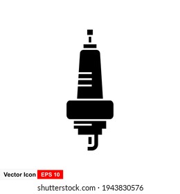 spark plug icon. Vector concept illustration for design.
