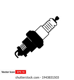spark plug icon. Vector concept illustration for design.