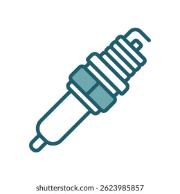 modelo de design de vetor de ícone do spark plug