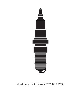 spark plug icon vector illustration logo design