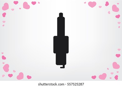 Spark Plug icon. Vector illustration 