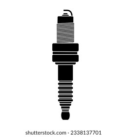 Spark plug icon vector. sparking plug illustration sign. Ignition symbol or logo.