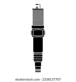 Spark plug icon vector. sparking plug illustration sign. Ignition symbol or logo.