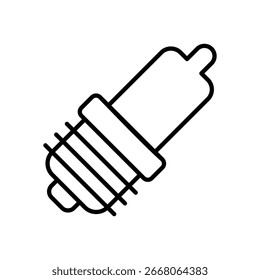 Spark Plug icon vector stock illustration