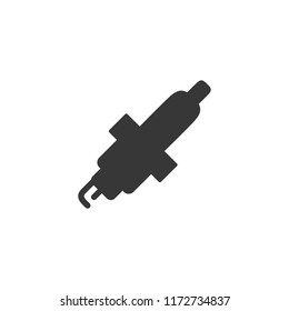 spark plug. monochrome icon