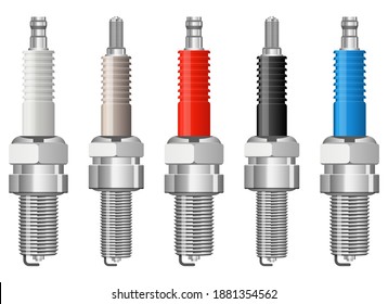 Spark plug vector design illustration isolated on white background