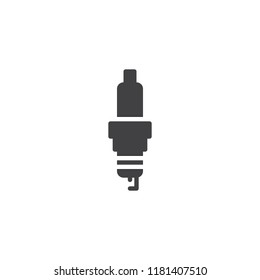 Spark Plug Vector Icon. Filled Flat Sign For Mobile Concept And Web Design. Car Ignition Simple Solid Icon. Symbol, Logo Illustration. Pixel Perfect Vector Graphics