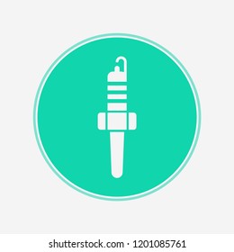 Spark plug vector icon sign symbol