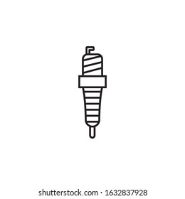 spark plugs icon design template. Trendy style, vector eps 10