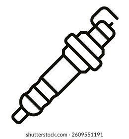 Spark Plugs icon line vector illustration