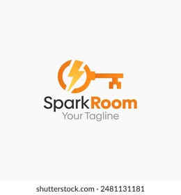 Spark Room Logo Vector Template Design. Good for Business, Start up, Agency, and Organization