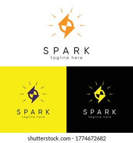 Spark S Logo Design Vector Template 