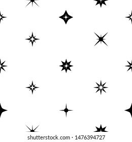 spark seamless pattern background icon.