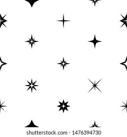 spark seamless pattern background icon.