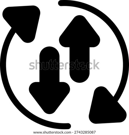 Spark Shift Black Icon Design
