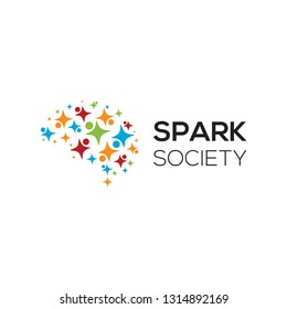 SPARK SOCIETY Vector Logo / Logo People