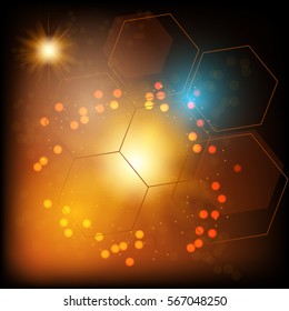 Spark vector light effects. Golden star and star burst shine. Magic illumination. Glowing rays and flash. spotight  blurred motion.