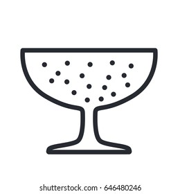 spark wine glass