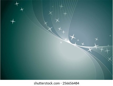 sparking background blue