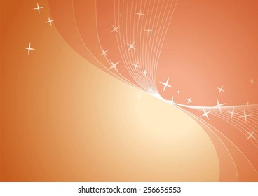 sparking background orange