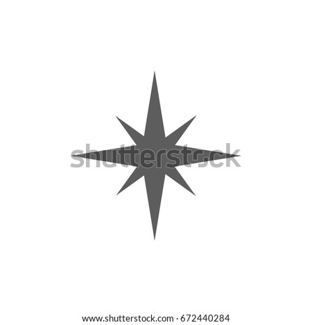 Sparking icon in trendy flat style isolated on white background. Symbol for your web site design, logo, app, UI. Vector illustration, EPS