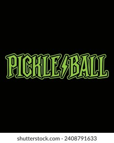 "Sparking Pickleball" EPS Vector File