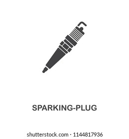Sparking-Plug creative icon. Simple element illustration. Sparking-Plug concept symbol design from car parts collection. Can be used for web, mobile, web design, apps, software, print