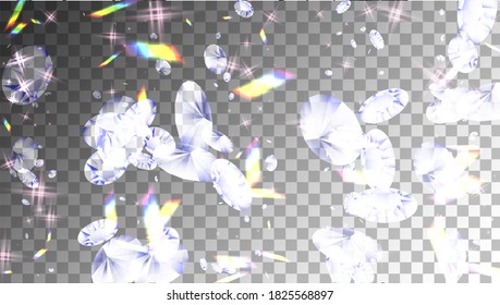 Sparkle Background. Blue Decor. Bright Glamour Image. Christmas Magic Background. Transparent Sparkle Background. Vintage Grey Treasure. Falling Holographic Backdrop.