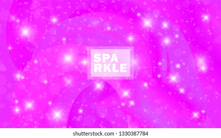 Sparkle Background Vector Colorful. Modern layout.