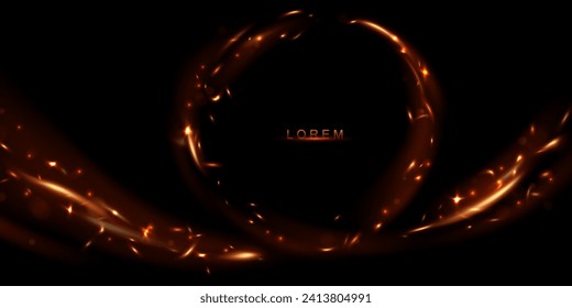sparkle background virtual flame design vector illustration