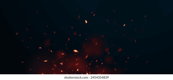 sparkle background virtual flame design vector illustration