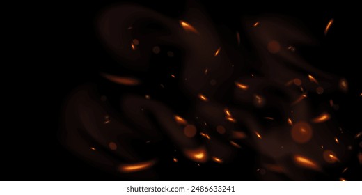 sparkle background virtual flame design vector illustration