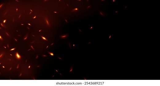 sparkle background virtual flame design vector illustration