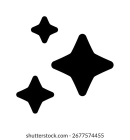 Sparkle icon. ai, artificial, inteligência, digital, neural, máquina, aprendizado, inteligente, tecnologia, inovação. Ilustração de ícone de vetor