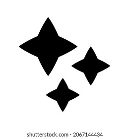 sparkle icon or logo isolated sign symbol vector illustration - high quality black style vector icons