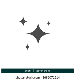 sparkle icon symbol design element logo template