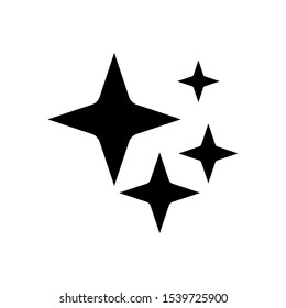sparkle icon in trendy flat design
