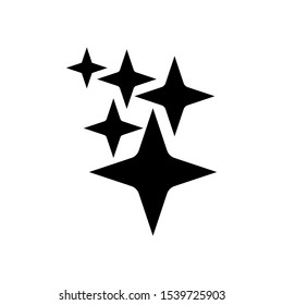 sparkle icon in trendy flat design