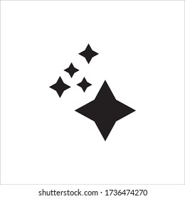 Sparkle Icon in Trendy Flat Style