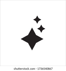 Sparkle Icon in Trendy Flat Style