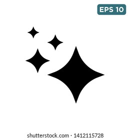 sparkle icon vector design template